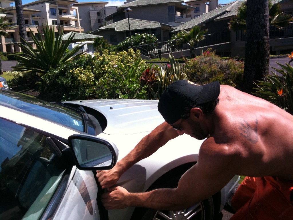 Fixing the car
